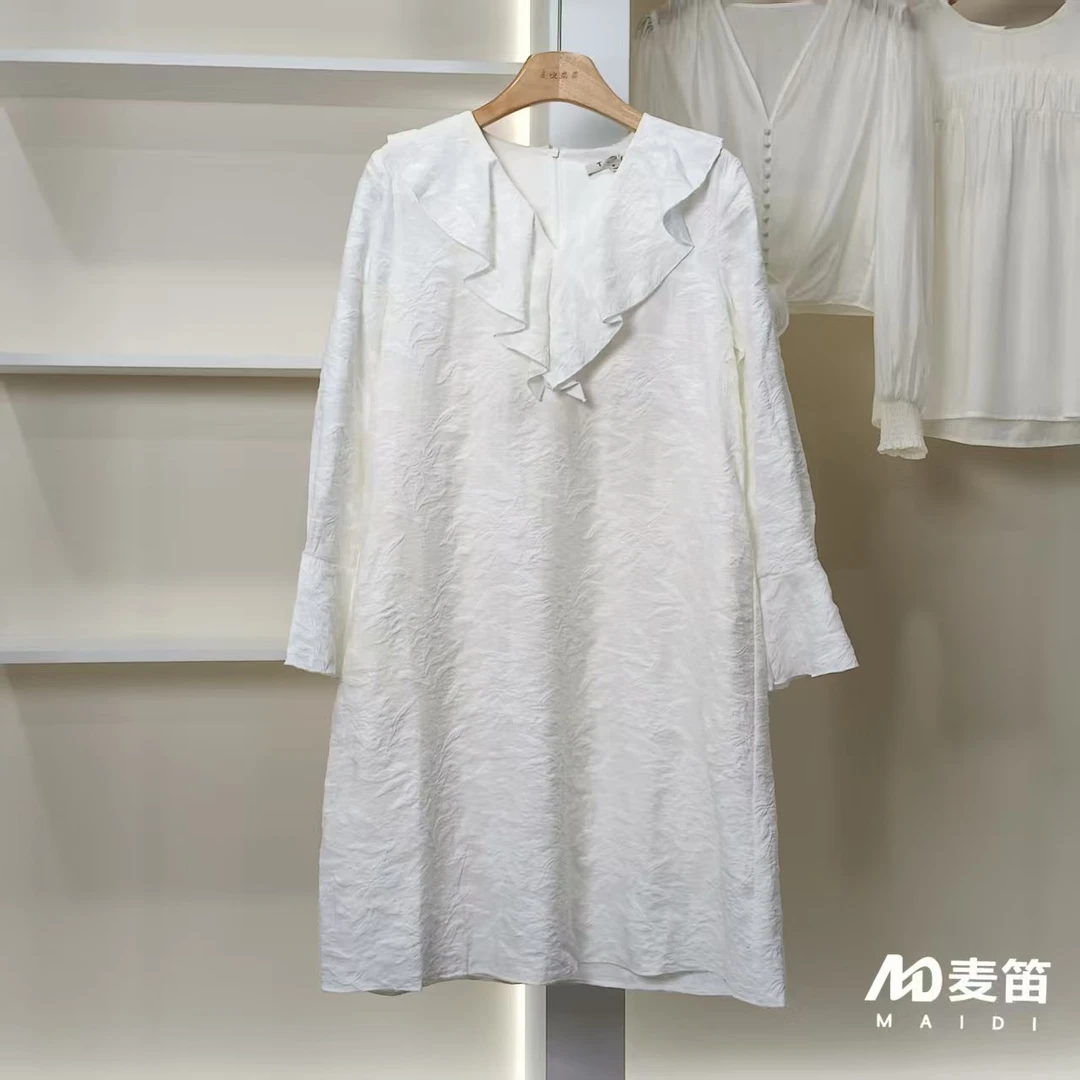【麦笛·品牌新款】5082684 春季时尚宽松娃娃连衣裙长款品牌女装
