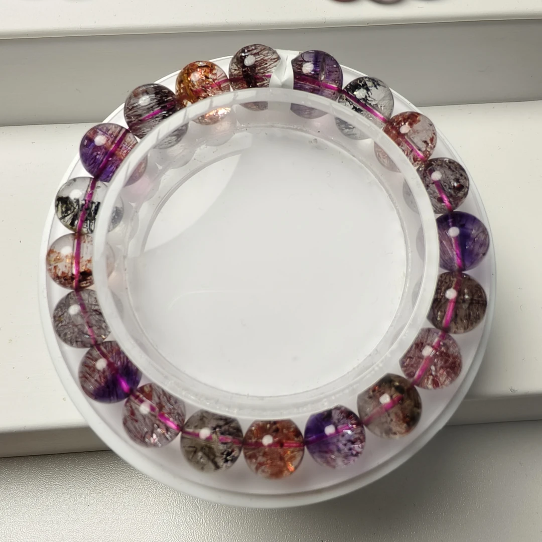 浓郁爆闪彼岸花黑加仑超七水晶约9m+改线撕毁标签不退换