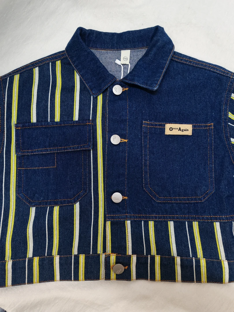 男童牛仔套装春秋时尚洋气帅气衣服小童装炸街潮流穿搭