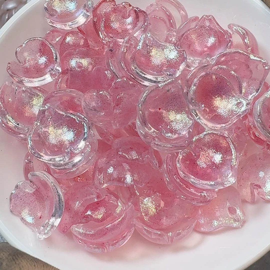 玻璃132 有色点芍药