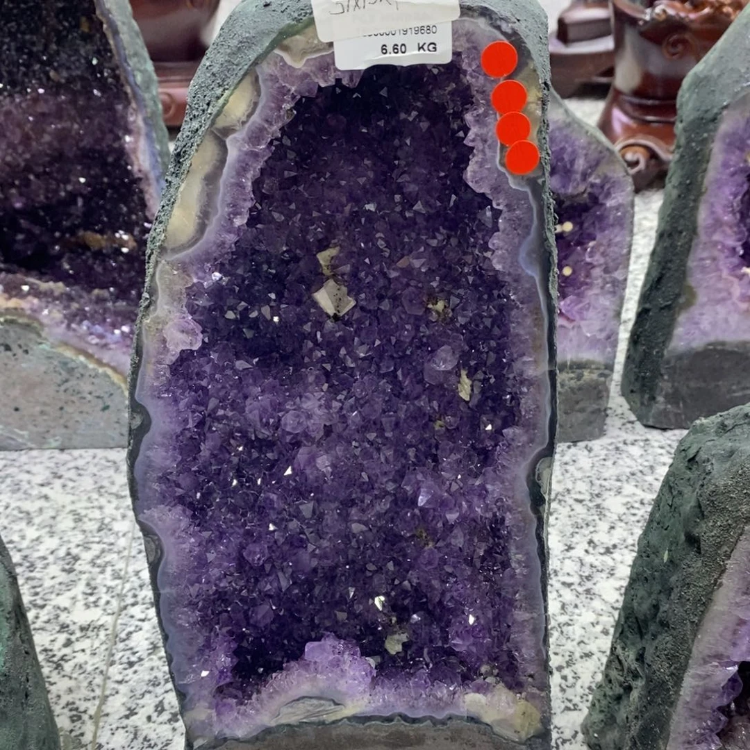 紫晶珠宝半成品未镶嵌506