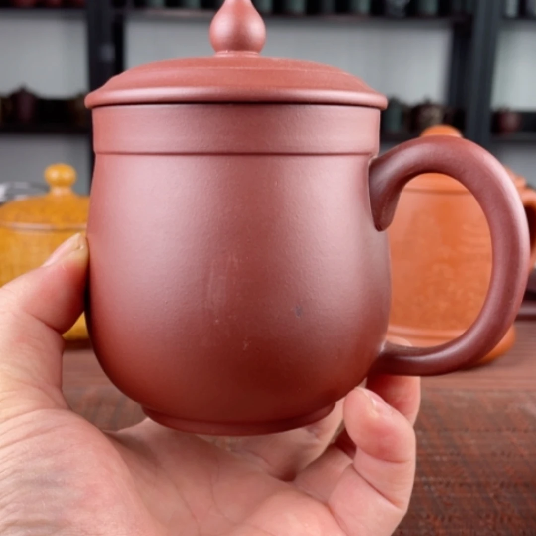 【闪购商品】茶杯紫砂宜兴原矿紫砂盖杯微瑕
