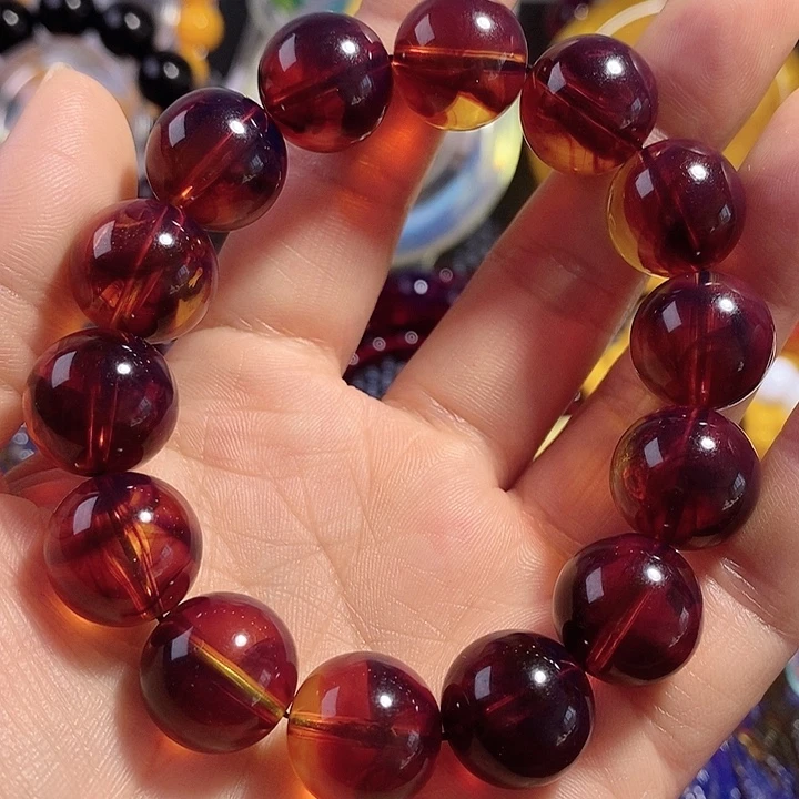 血药珀，卡15大➕手串
