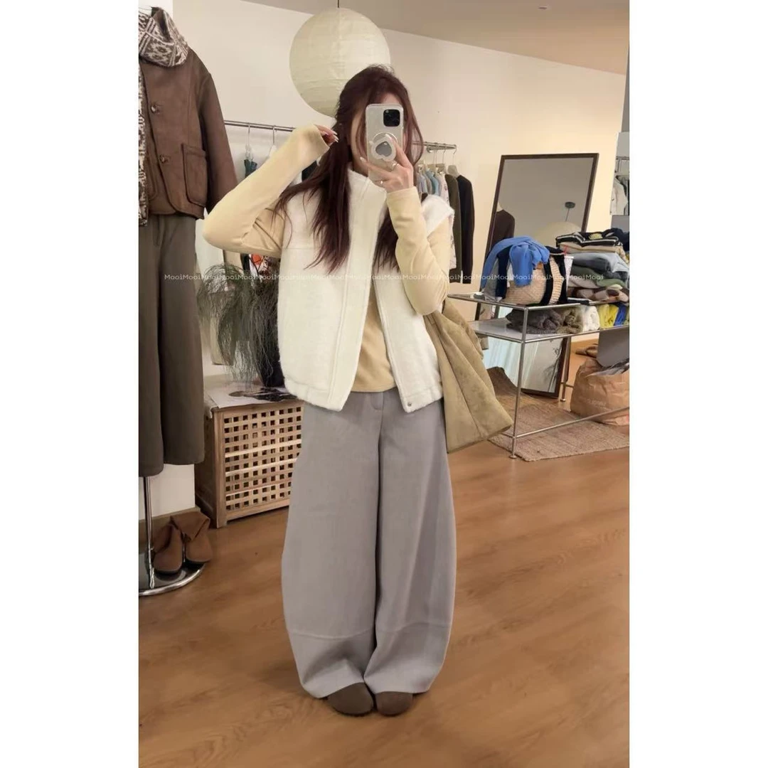 【mooi】'小雪霜'秋冬新款韩版ins风小众设计感马甲