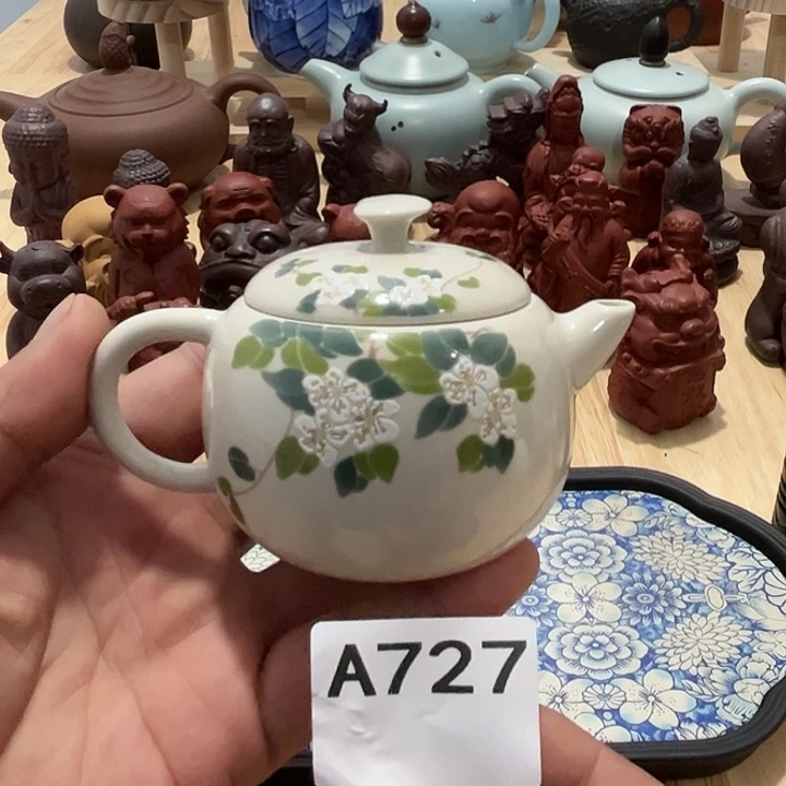 默认微瑕瓷器、茶具、壶、摆件，介意勿拍