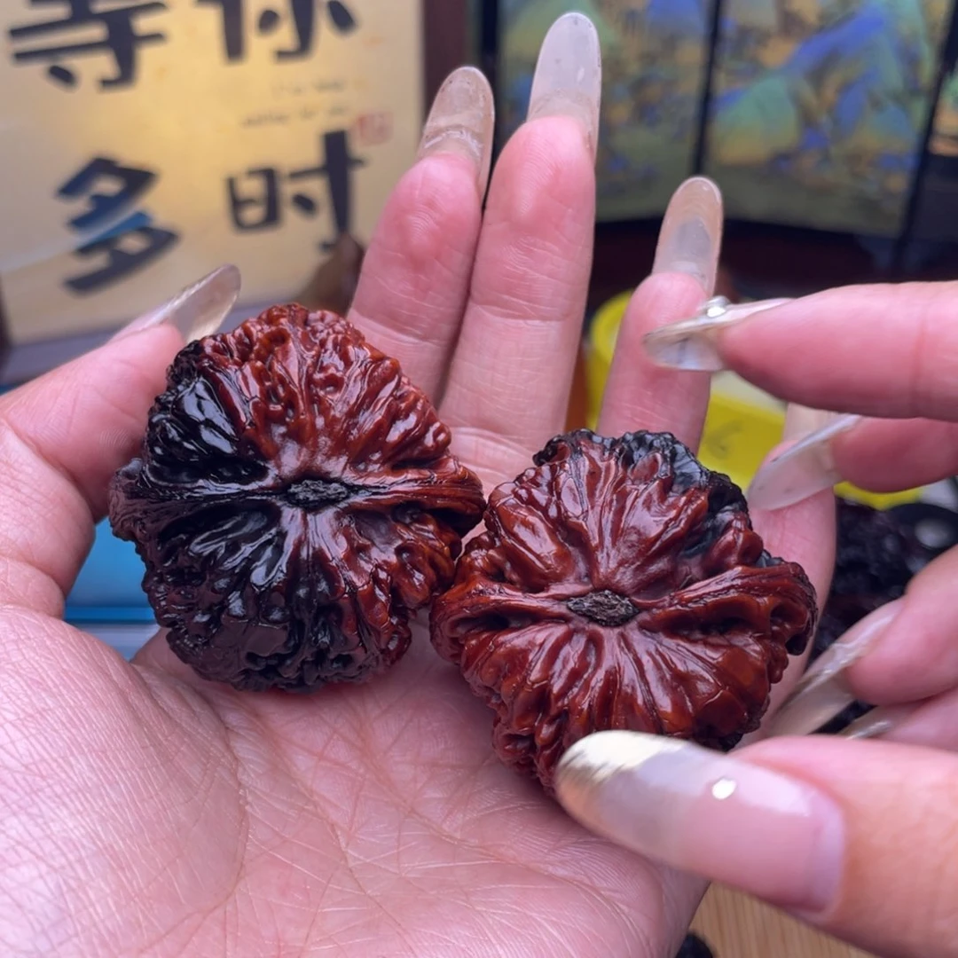 文玩核桃把件木*子大粗筋