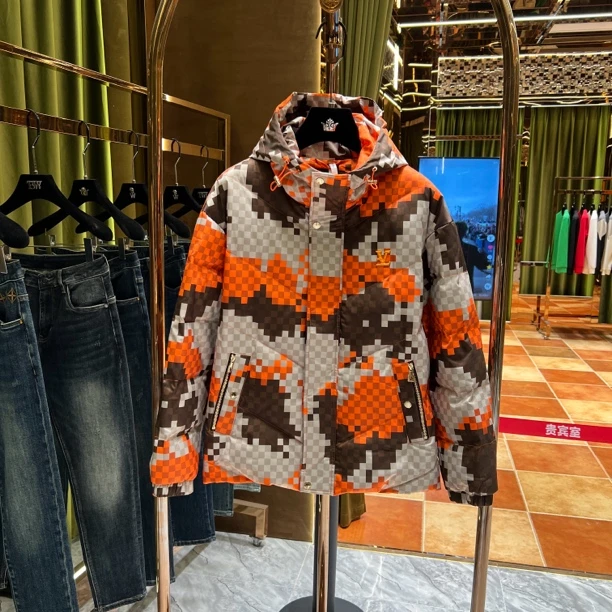 KK【新款羽绒服】冬季新品高级感时尚羽绒服外套25001