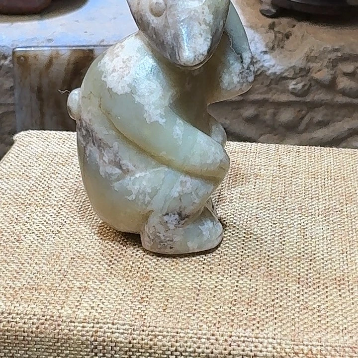 和田玉（糖玉）颈饰未镶嵌呈*