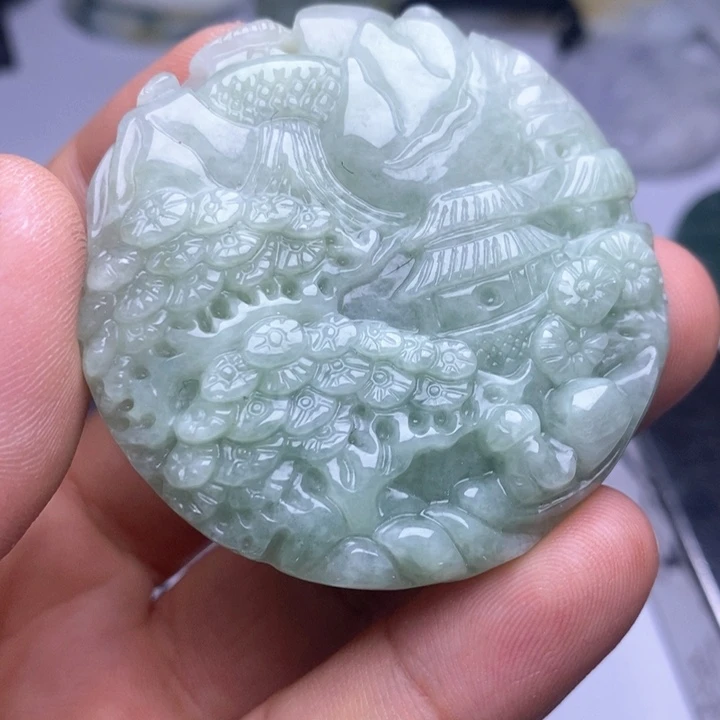 翡翠未镶嵌颈饰翡翠