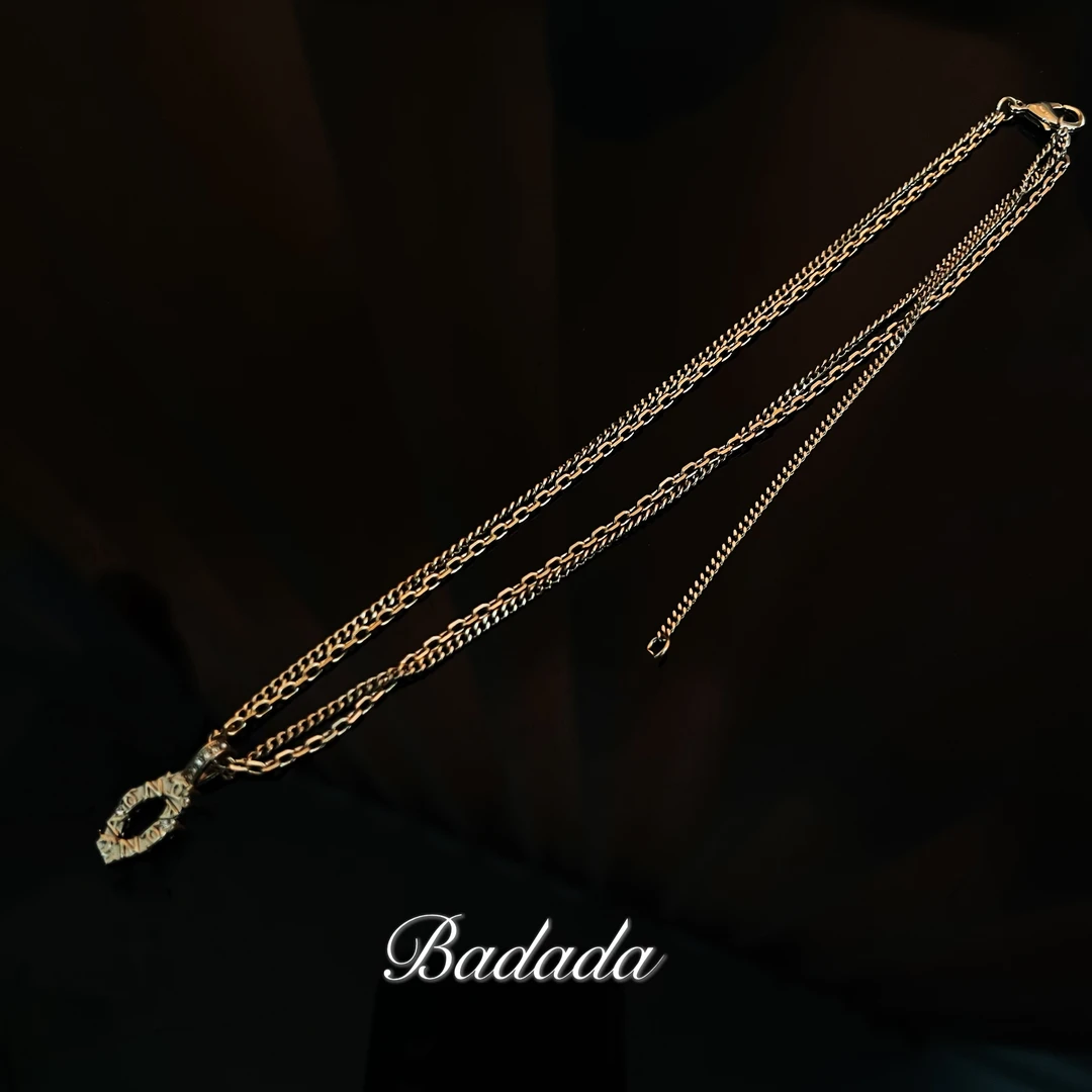 铜合金项链 【C8007】轻奢精致高定项链浮雕款0011