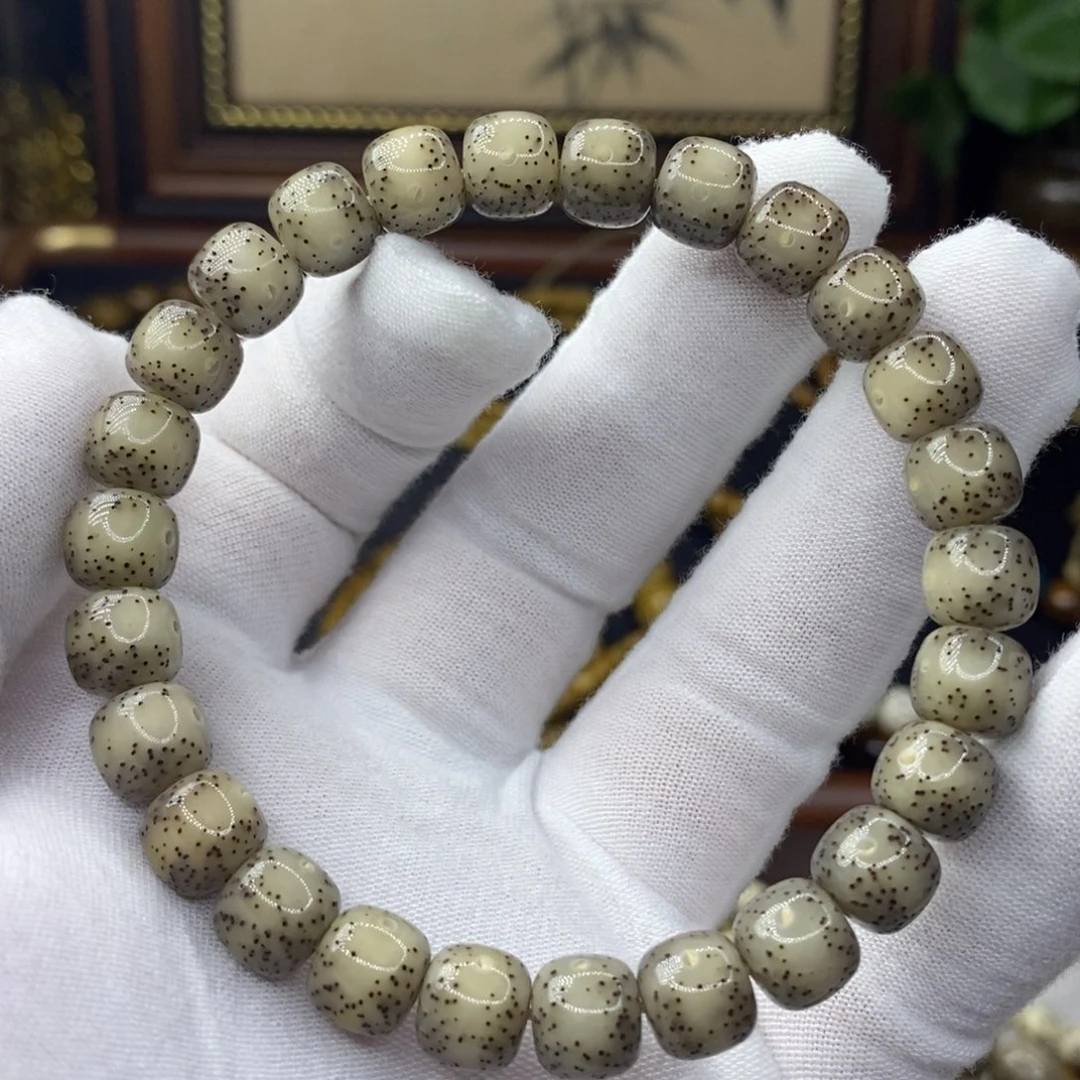 手串星月菩提9/8小冰糖玉化一线天月朗星稀