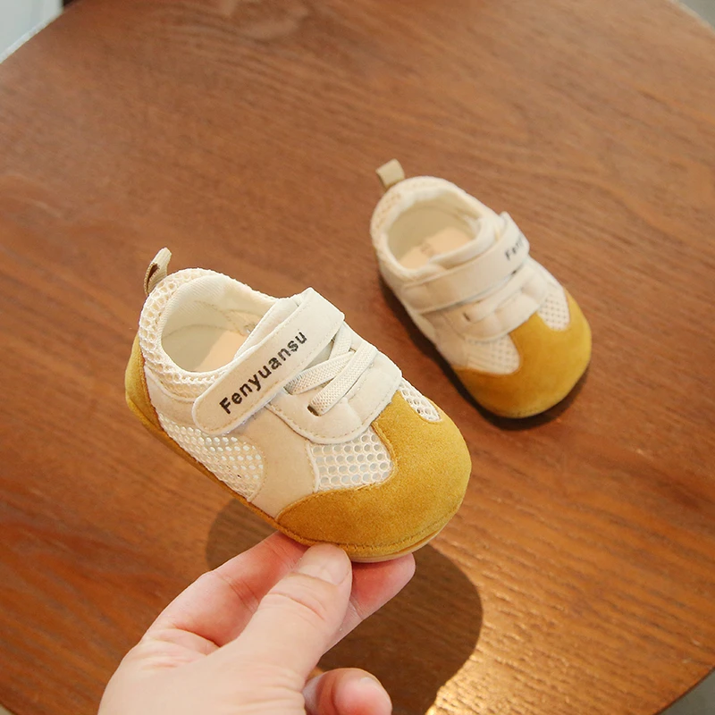 2025夏季婴儿学步鞋网面一岁宝宝凉鞋软底6-12个月婴幼儿鞋子春秋