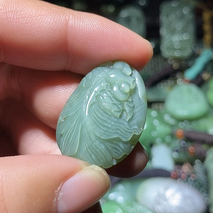 和田玉（糖玉）未镶嵌吊坠(不含链)