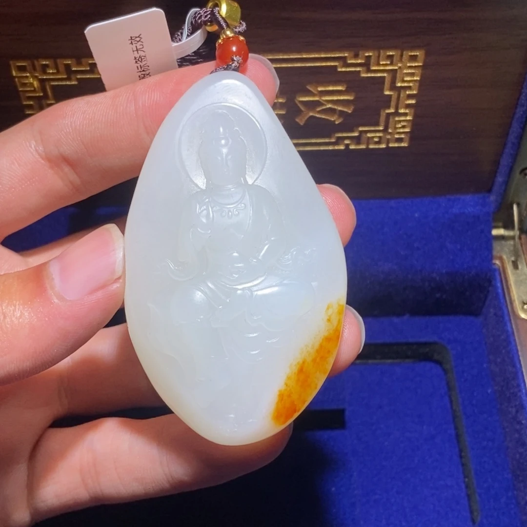成***明未镶嵌和田玉挂件d