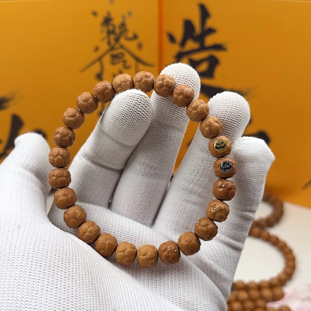 猴头核桃手串饕餮