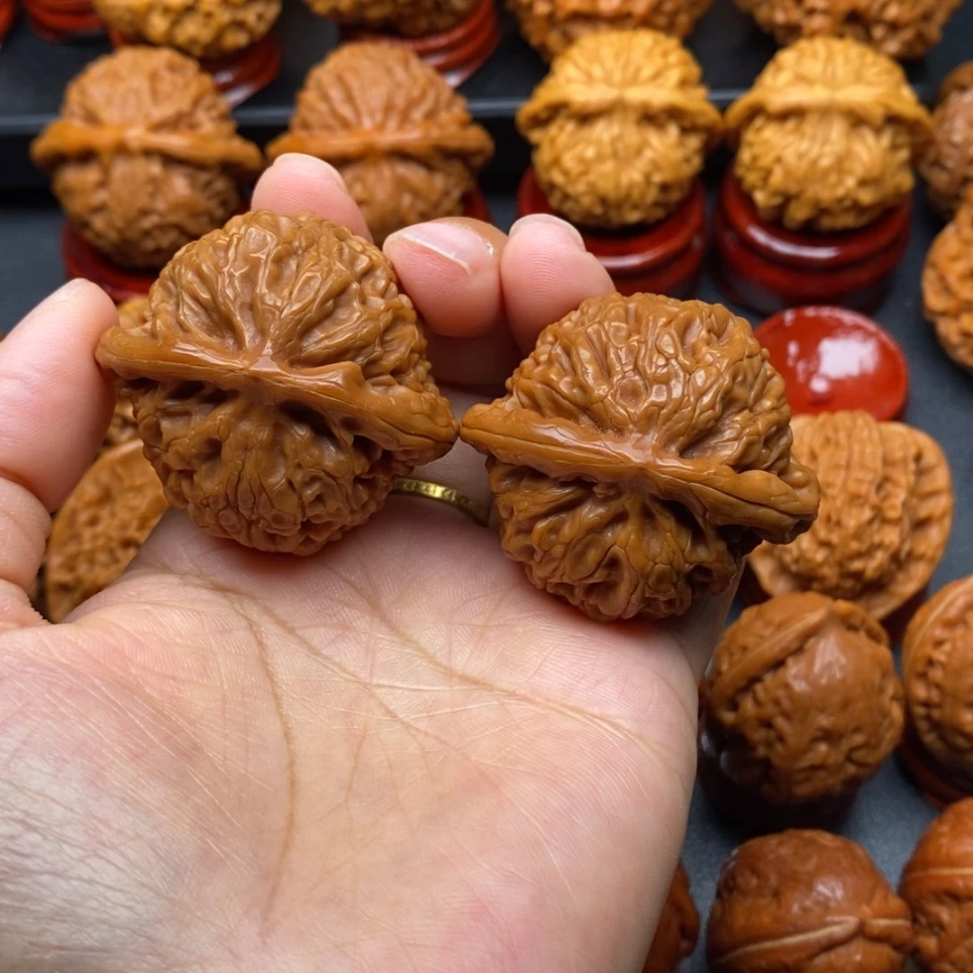 文玩核桃把件43宫灯