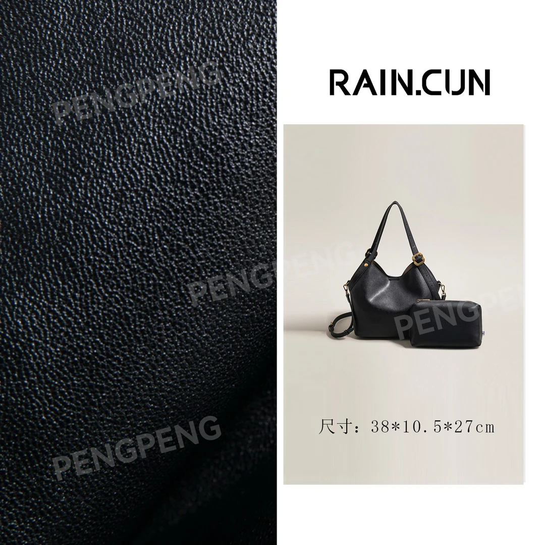 RAIN.CUN SK-63158-炭黑色 轻奢女士时尚通勤小众百搭斜挎包