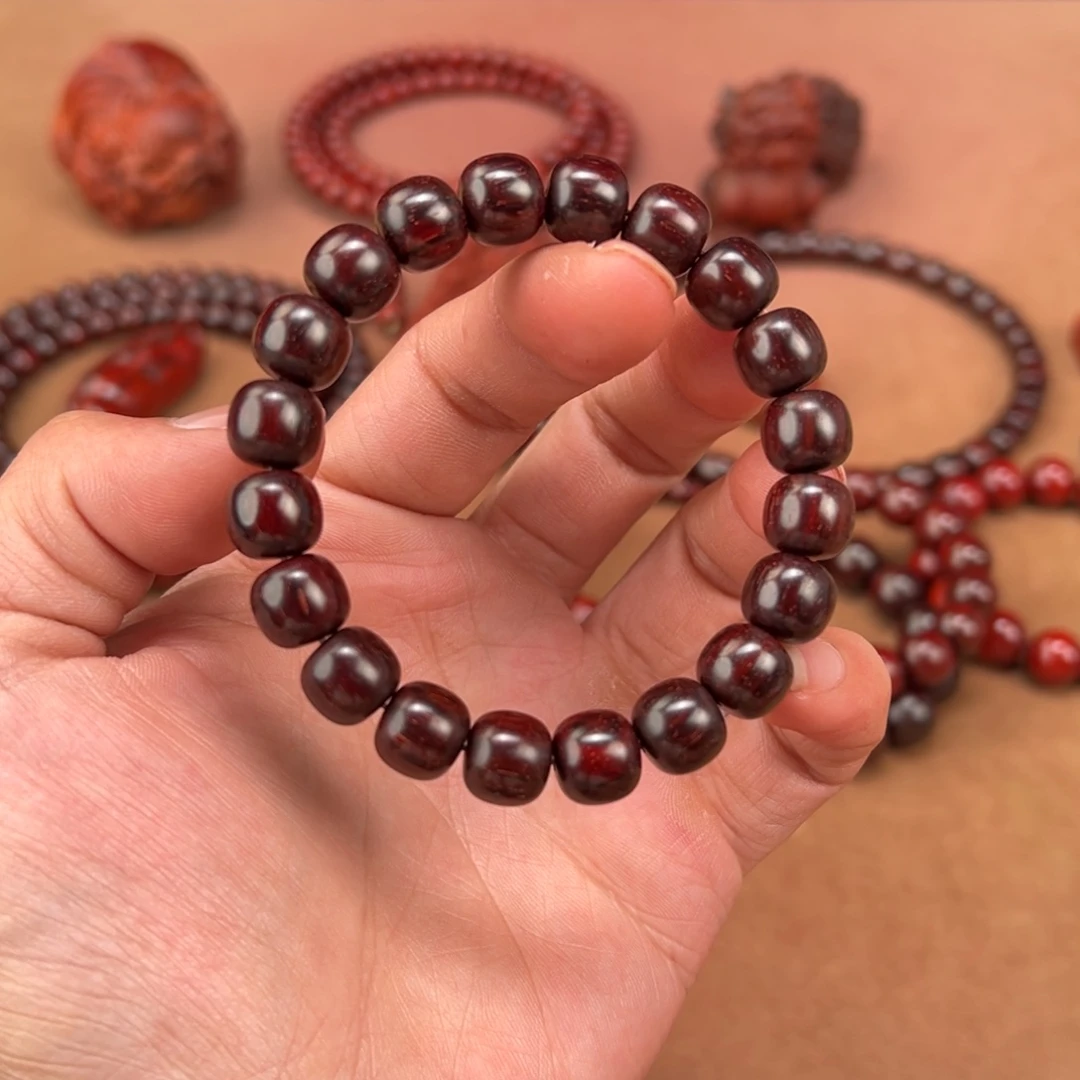 檀香紫檀（小叶紫檀）手串/手链原生态10x11老型，99
