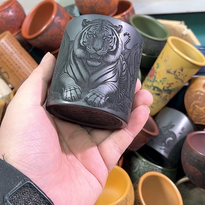 茶杯紫砂全手工紫砂主人杯