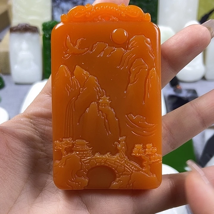 颈饰未镶嵌和田玉