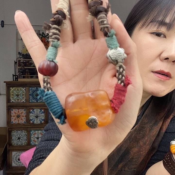 蜜蜡项链未镶嵌项链