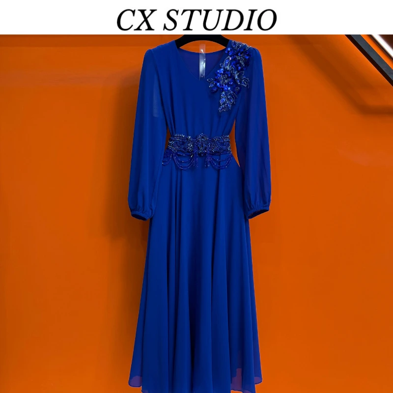 YC编码30 经典收腰轻奢时尚夏季连衣裙（定制女装）CX70