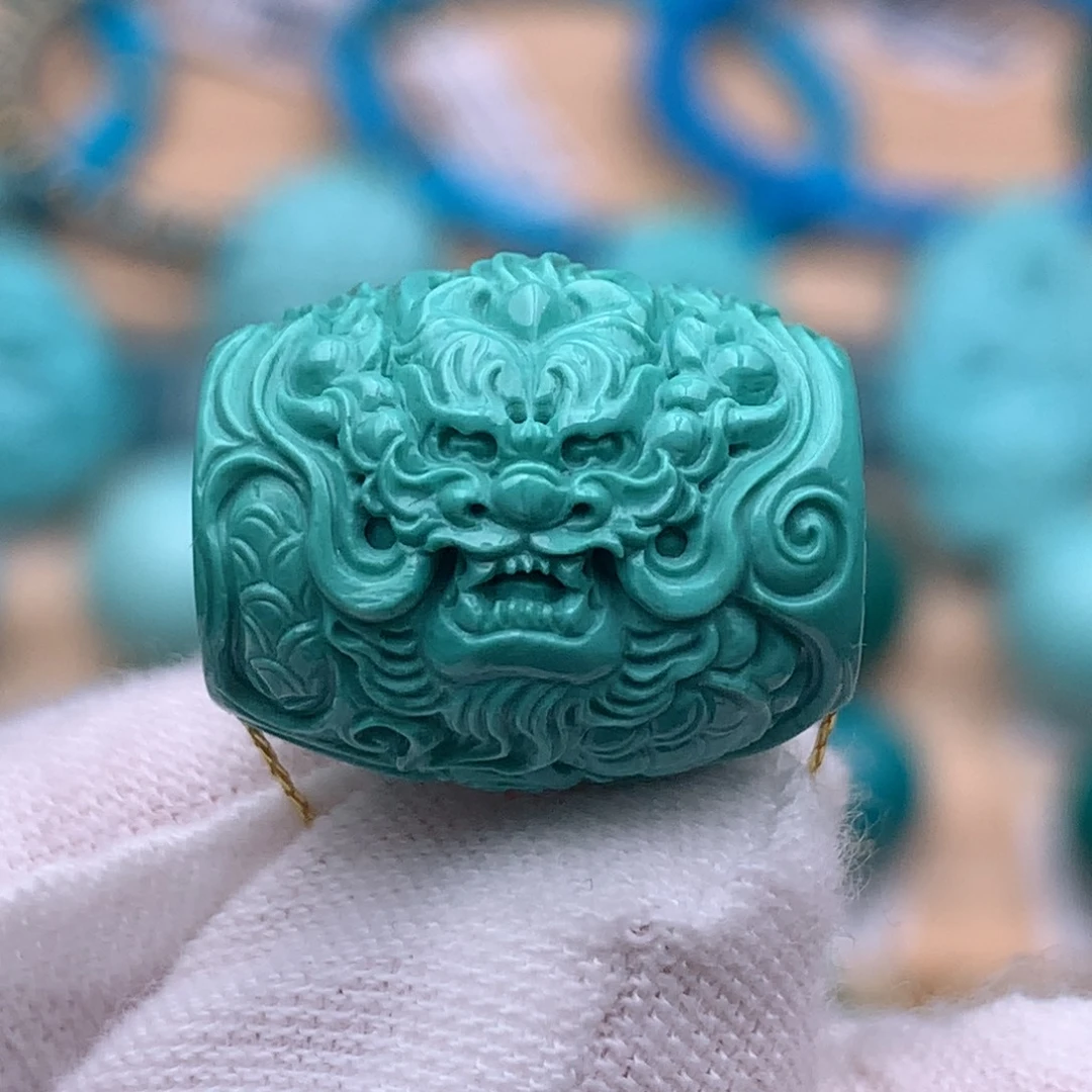 绿松石未镶嵌珠宝奇石15*18mm