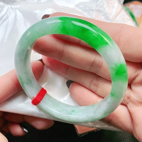 未镶嵌手镯翡翠正圈1323