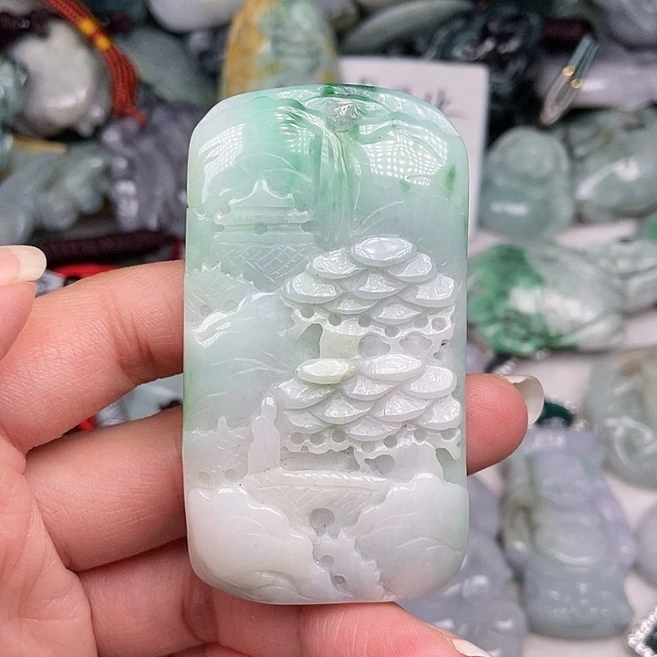 颈饰未镶嵌翡翠翡翠