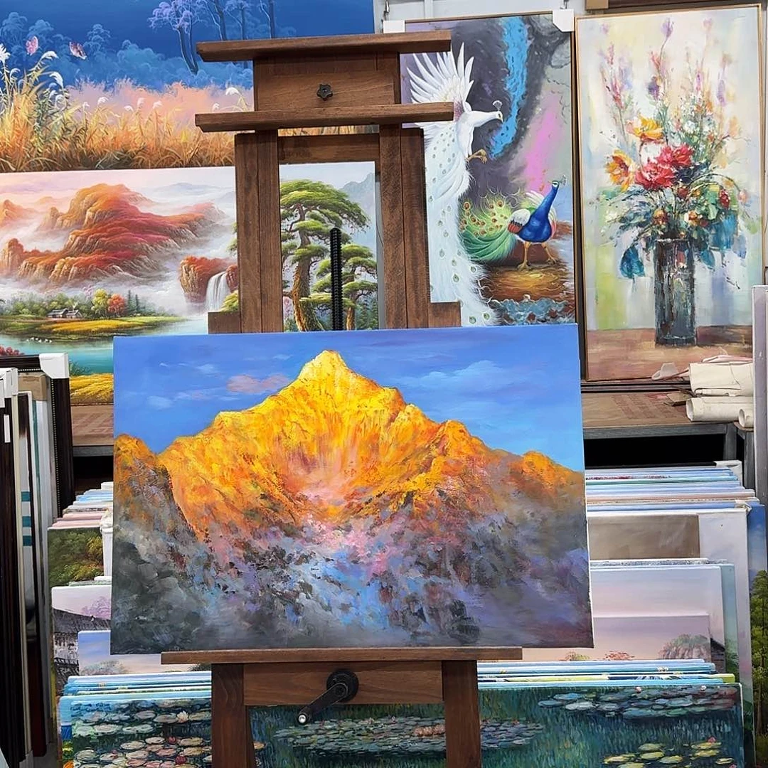 油画6090油画作品展作品展作品集展