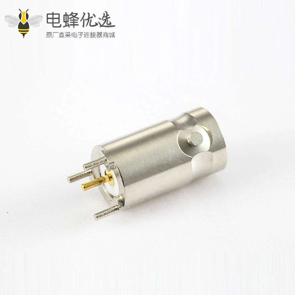 10PCS起售 BNC连接器75Ω母头直式PCB安装插孔