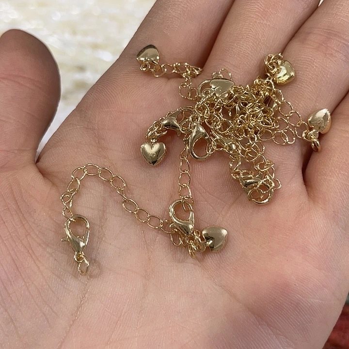 玛瑙/玉髓合金珠宝半成品8个带延长链龙虾扣