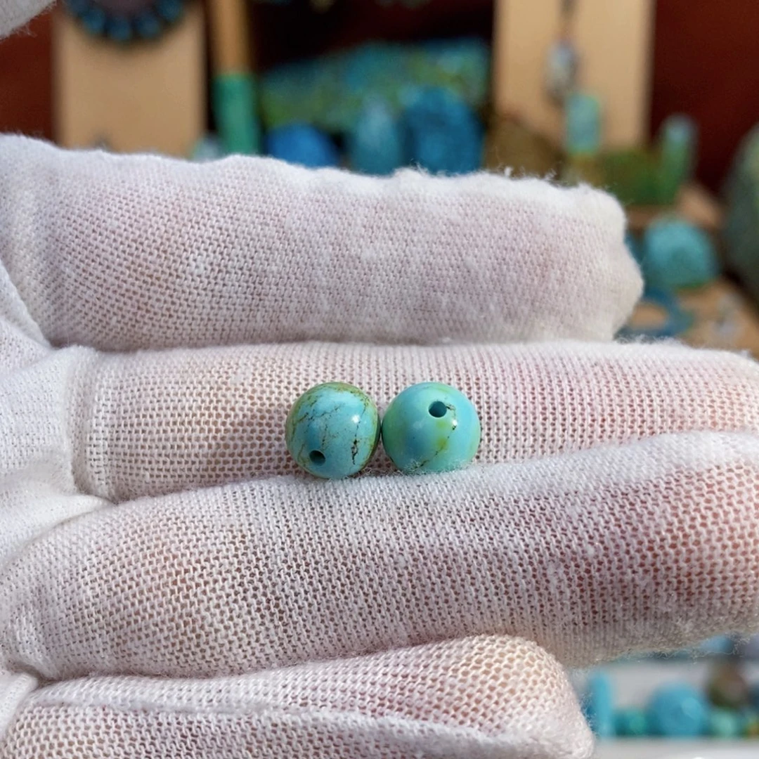 定制绿松石高瓷圆珠