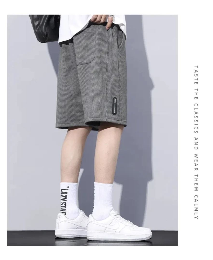 【夏日新款】男士薄款休闲五分裤宽松透气凉爽短裤潮流中裤