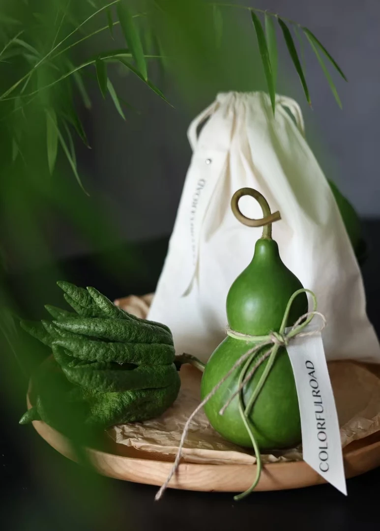 精品佛手柑中果+新鲜葫芦果天然绿青皮葫芦