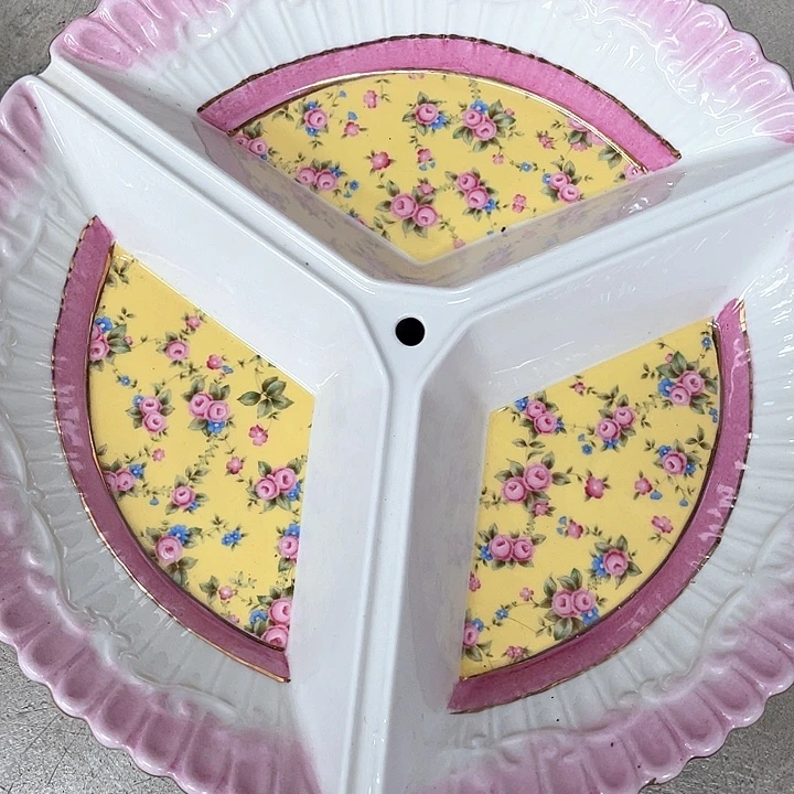 杯碟陶瓷摆件陶瓷