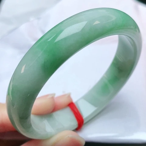 未镶嵌手镯翡翠53圈口080059