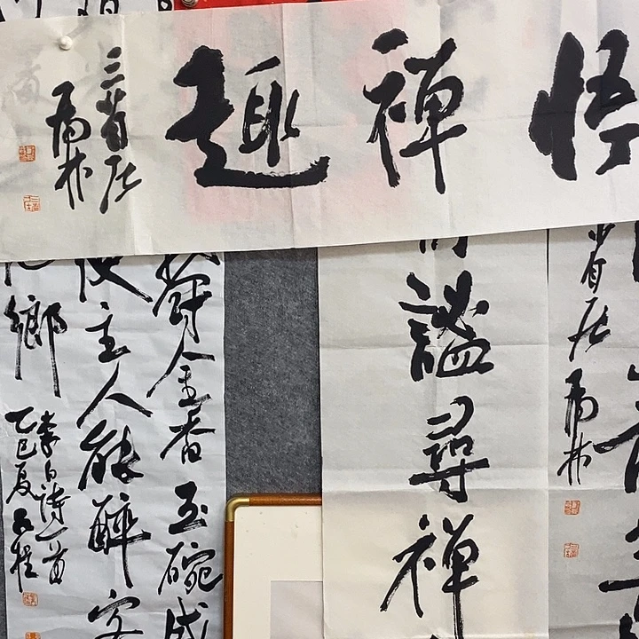 木***易书法郑虎林书法四尺