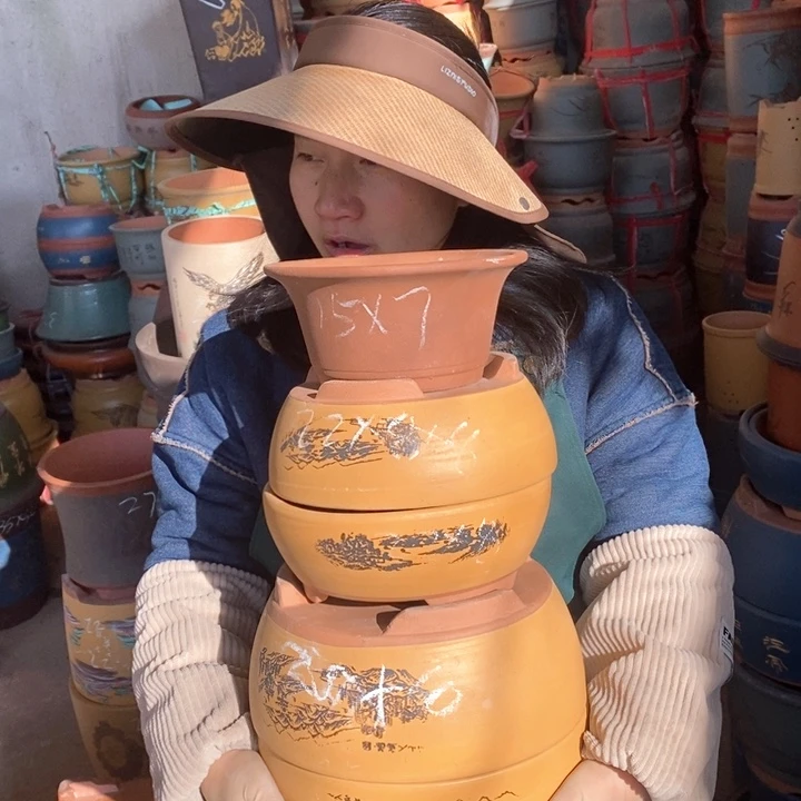 紫砂花盆紫砂花盆盆栽花卉