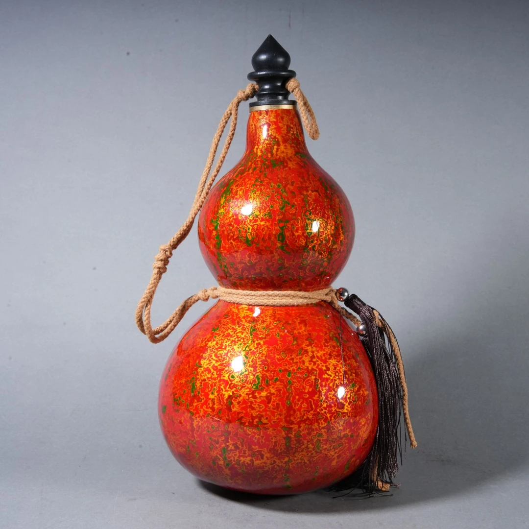 Tgz16 创汇期 漆葫芦摆件