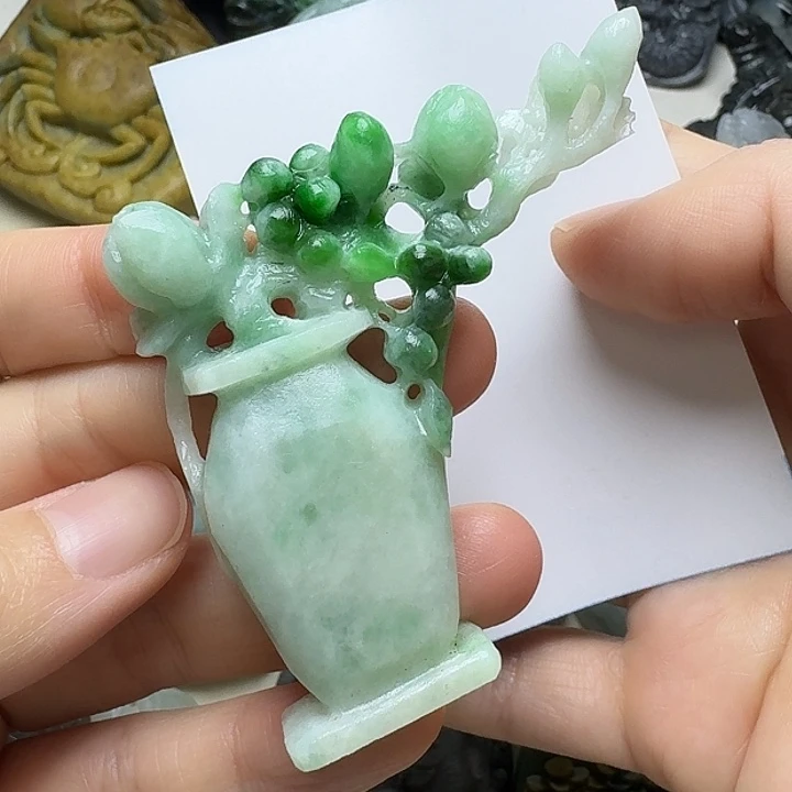 定制翡翠未镶嵌毛货