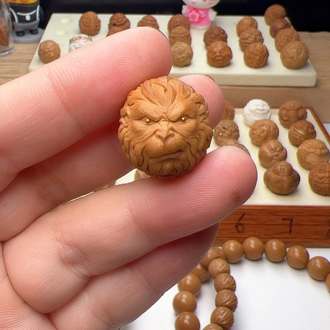 猴头核桃吊坠猴头