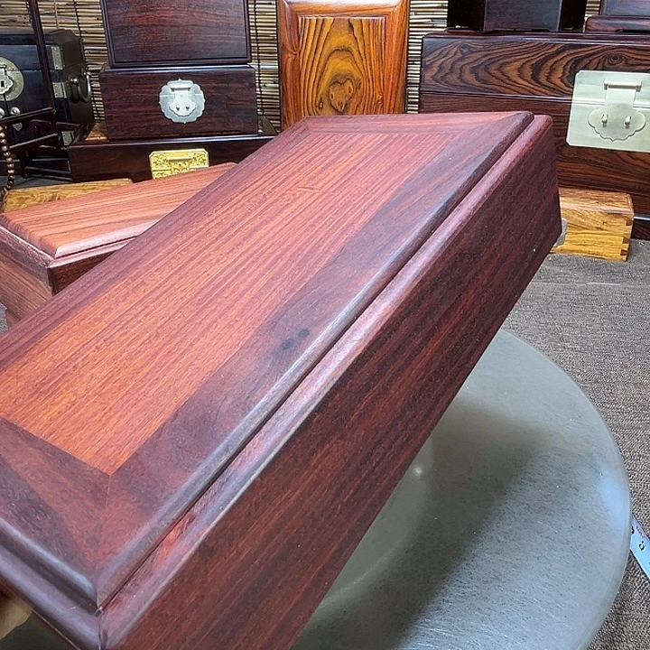 染料紫檀（血檀）机关盒