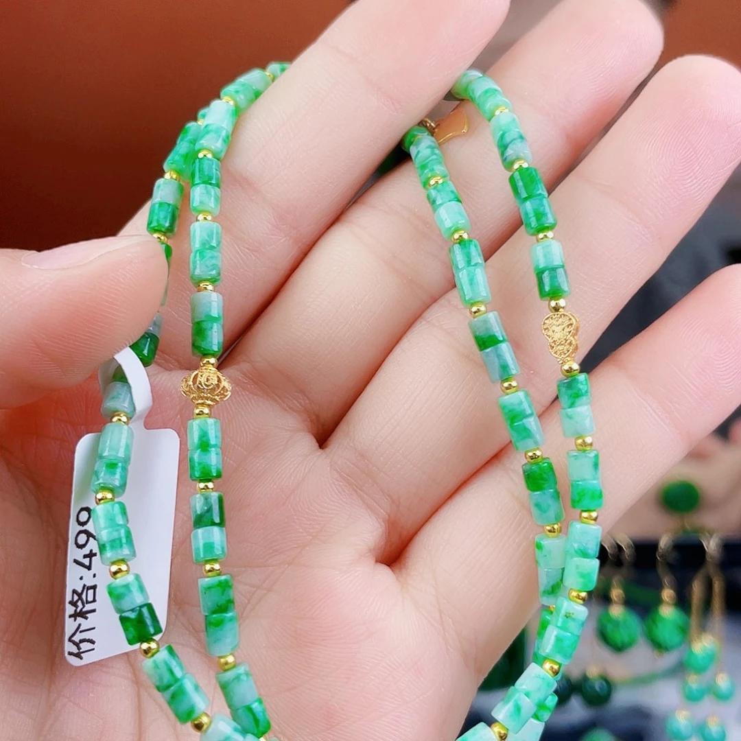 翡翠未镶嵌耳饰饰品