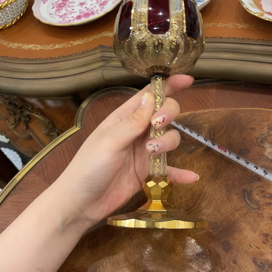 瓷片摩瑟水晶杯子