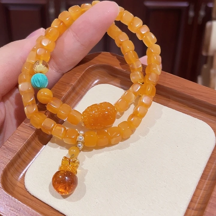 手链蜜蜡未镶嵌手串