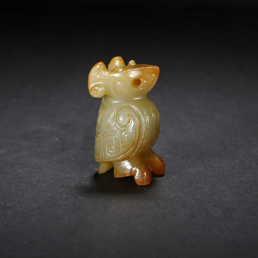 二十世纪*玉鸮/05JSD3837/和田玉【北京文博】