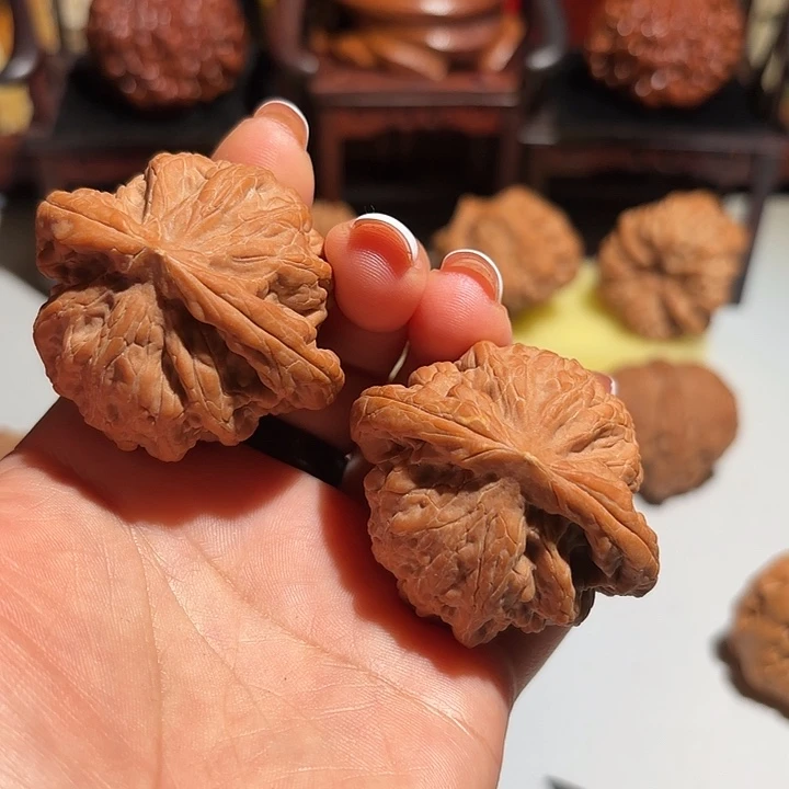 森***林大叶紫檀（黑酸枝木类）文玩核桃金公子