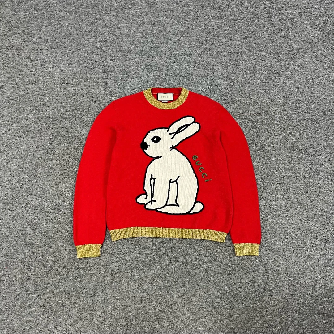 99新 AMIPARIS Gucci 兔子 毛衣s码