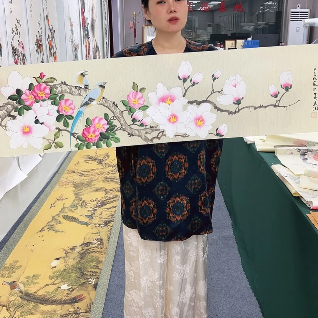 国画宣纸国画纯手绘作品